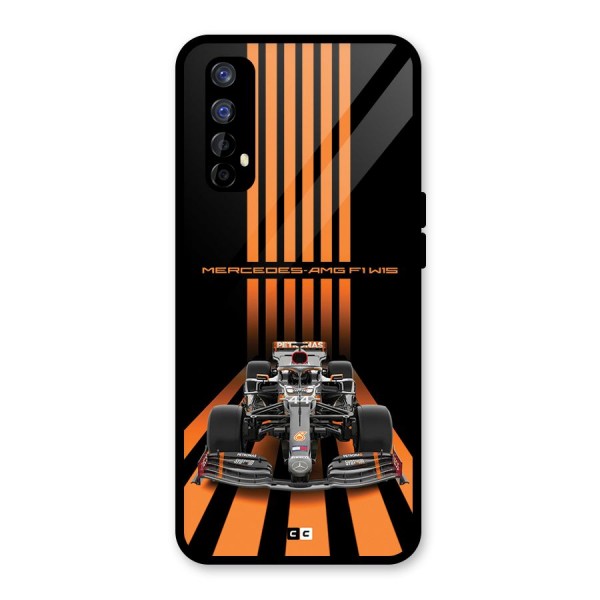 Supercar On Track Glass Back Case for Realme Narzo 20 Pro