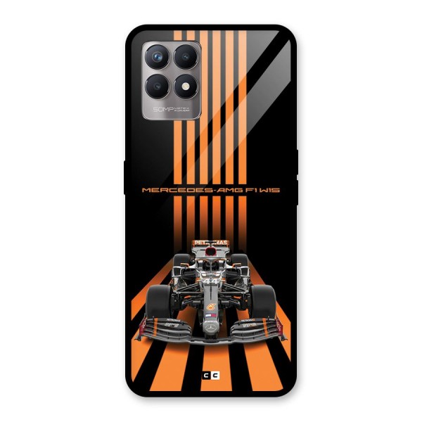 Supercar On Track Glass Back Case for Realme Narzo 50