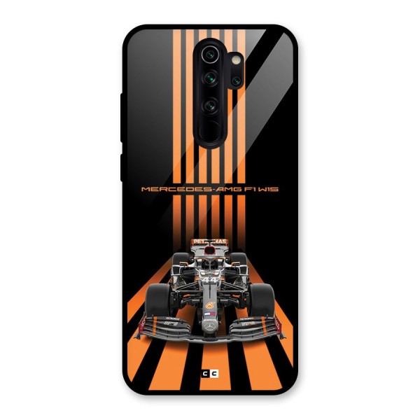 Supercar On Track Glass Back Case for Redmi Note 8 Pro