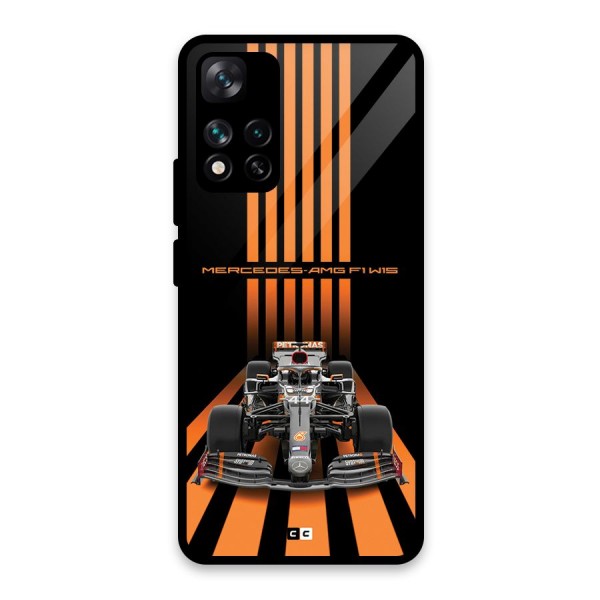 Supercar On Track Glass Back Case for Xiaomi 11i 5G