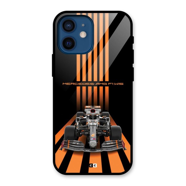 Supercar On Track Glass Back Case for iPhone 12 Mini