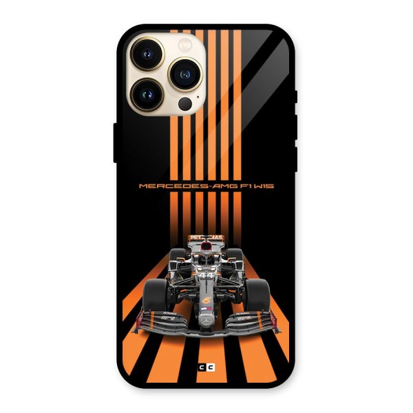 Supercar On Track Glass Back Case for iPhone 13 Pro Max