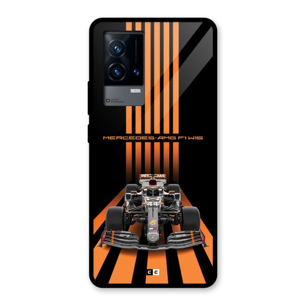 Supercar On Track Glass Back Case for iQOO 9 5G