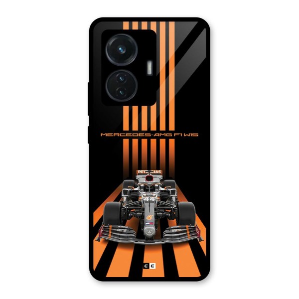 Supercar On Track Glass Back Case for iQOO Z6 44W