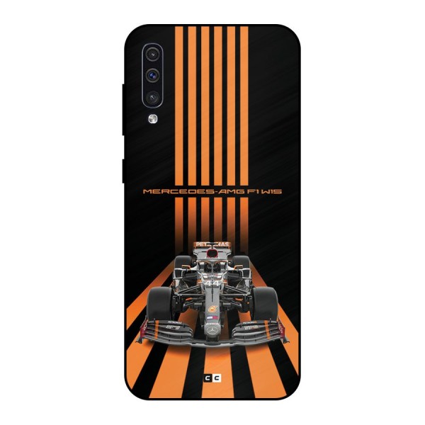 Supercar On Track Metal Back Case for Galaxy A30s