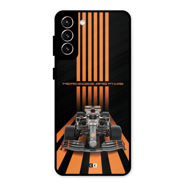 Supercar On Track Metal Back Case for Galaxy S21 Plus