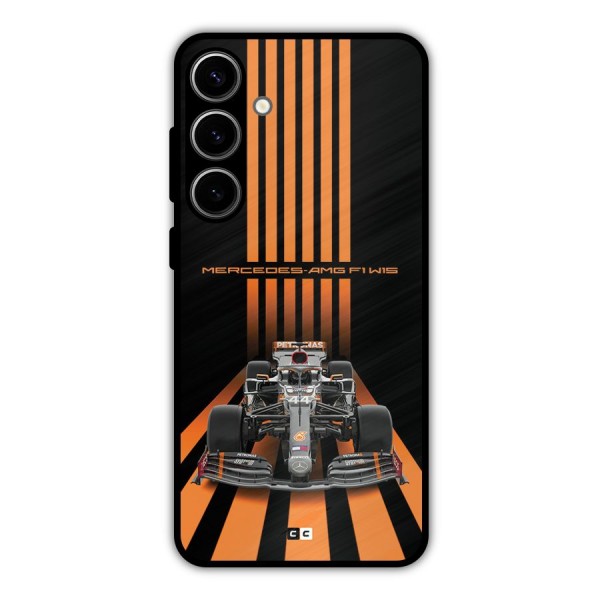 Supercar On Track Metal Back Case for Galaxy S24 Plus