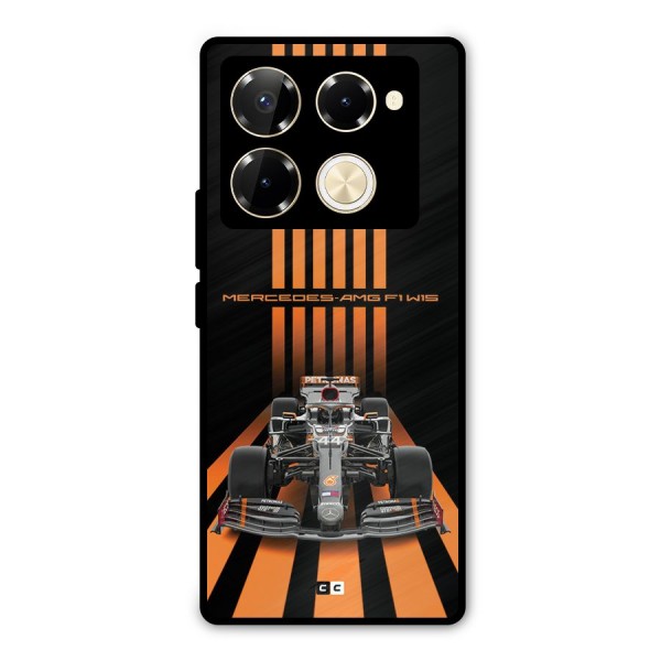 Supercar On Track Metal Back Case for Infinix Note 40 Pro Plus