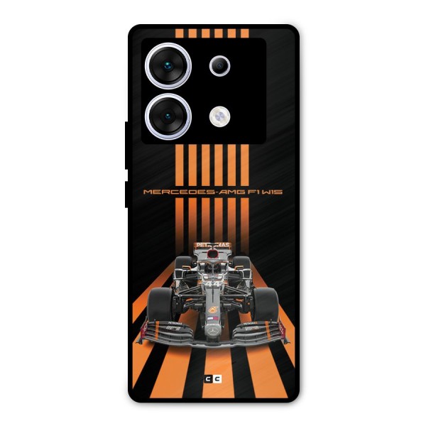 Supercar On Track Metal Back Case for Infinix Zero 30 5G