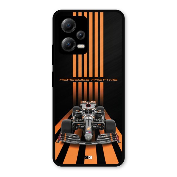 Supercar On Track Metal Back Case for Poco X5