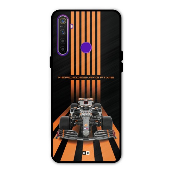 Supercar On Track Metal Back Case for Realme 5