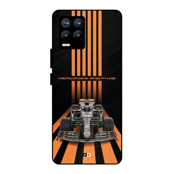 Supercar On Track Metal Back Case for Realme 8 Pro