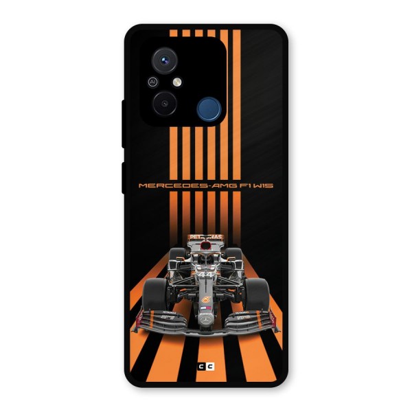 Supercar On Track Metal Back Case for Redmi 12C