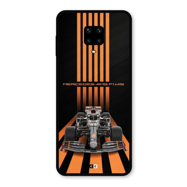 Supercar On Track Metal Back Case for Redmi Note 9 Pro Max