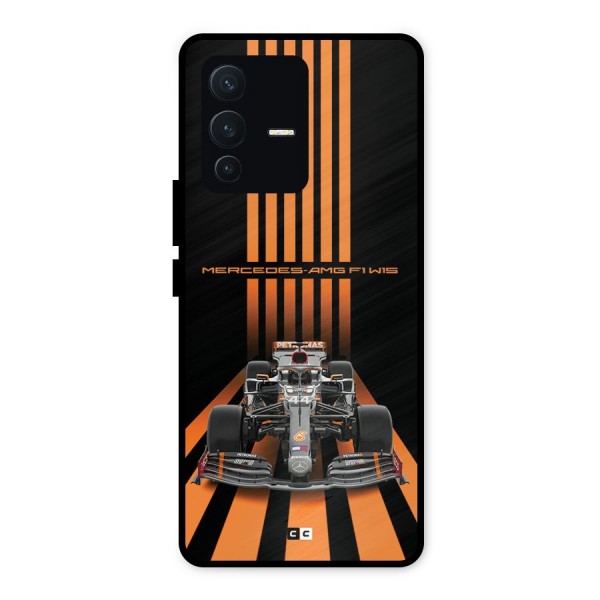Supercar On Track Metal Back Case for Vivo V23 5G