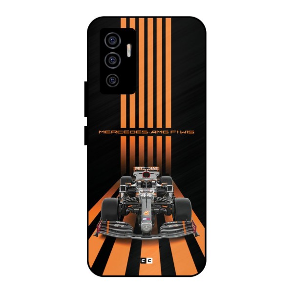 Supercar On Track Metal Back Case for Vivo V23e