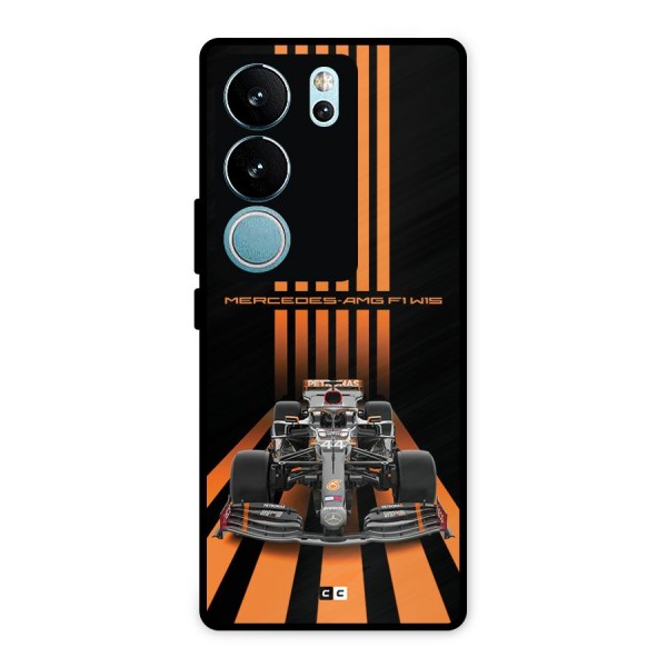 Supercar On Track Metal Back Case for Vivo V29