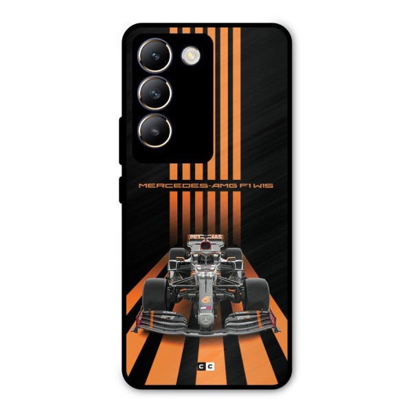 Supercar On Track Metal Back Case for Vivo Y200e