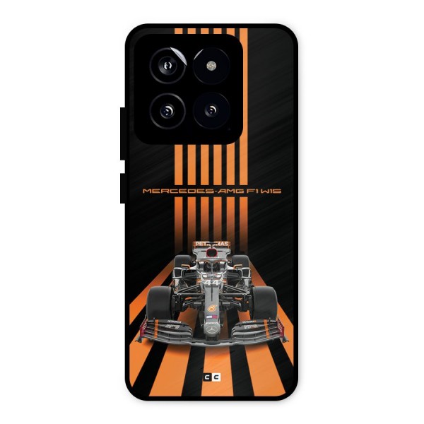 Supercar On Track Metal Back Case for Xiaomi 14