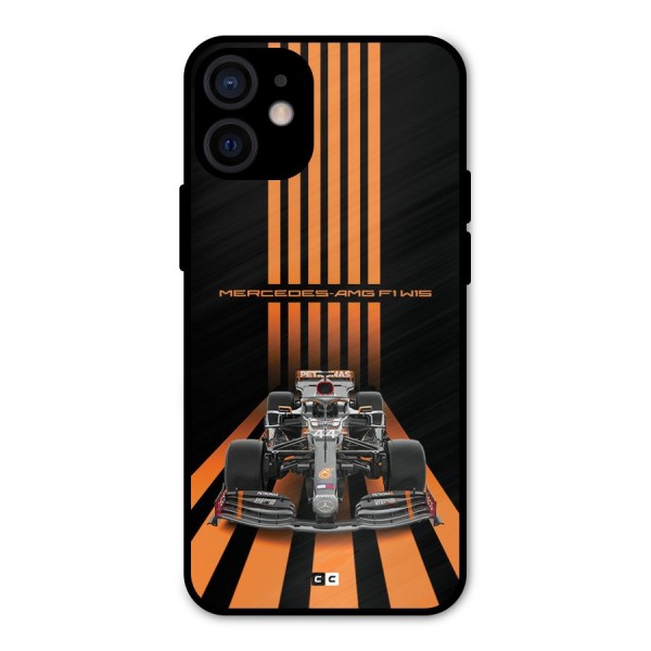 Supercar On Track Metal Back Case for iPhone 12 Mini