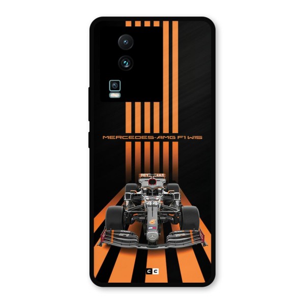 Supercar On Track Metal Back Case for iQOO Neo 7 Pro