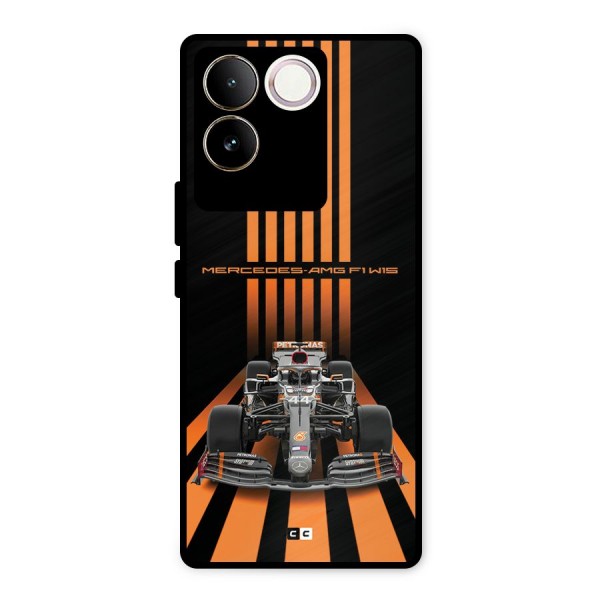 Supercar On Track Metal Back Case for iQOO Z7 Pro