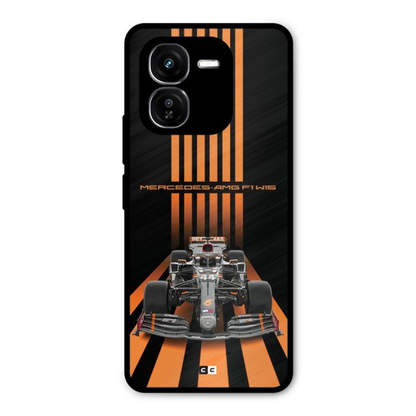Supercar On Track Metal Back Case for iQOO Z9x