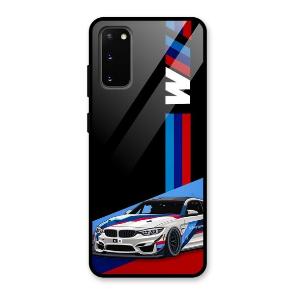 Supercar Stance Glass Back Case for Galaxy S20