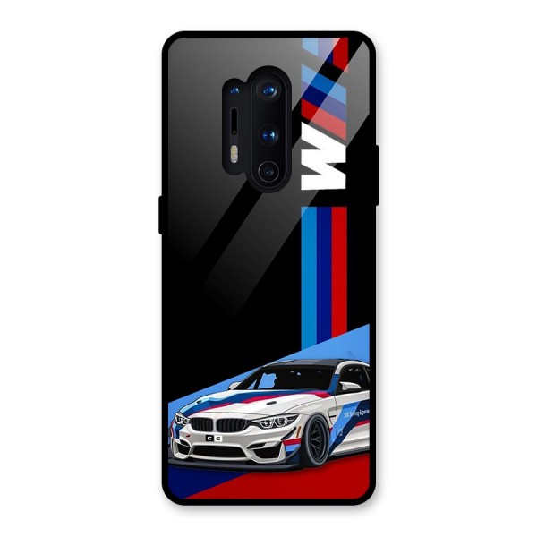 Supercar Stance Glass Back Case for OnePlus 8 Pro