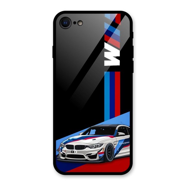 Supercar Stance Glass Back Case for iPhone SE 2020