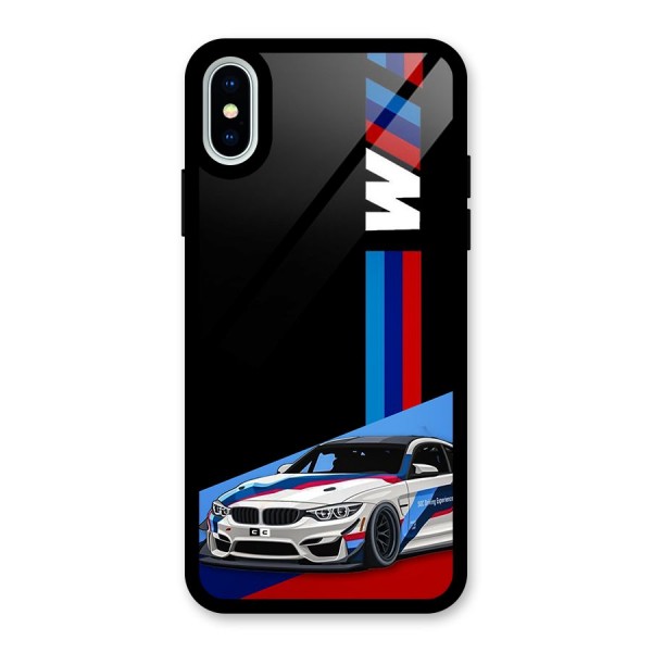 Supercar Stance Glass Back Case for iPhone X