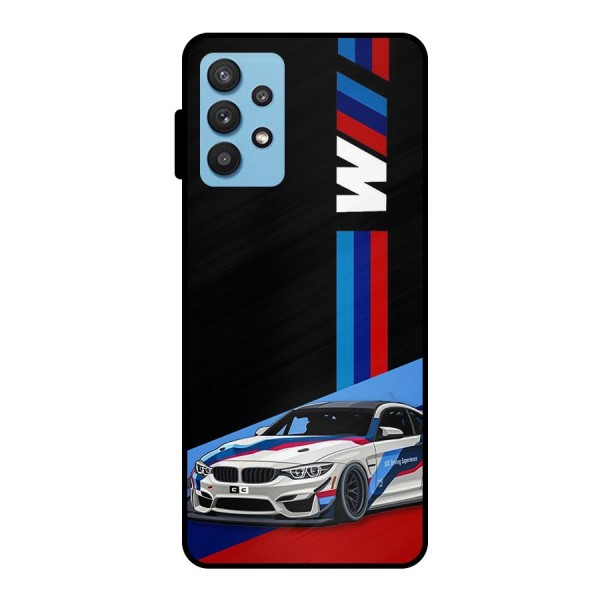 Supercar Stance Metal Back Case for Galaxy M32 5G
