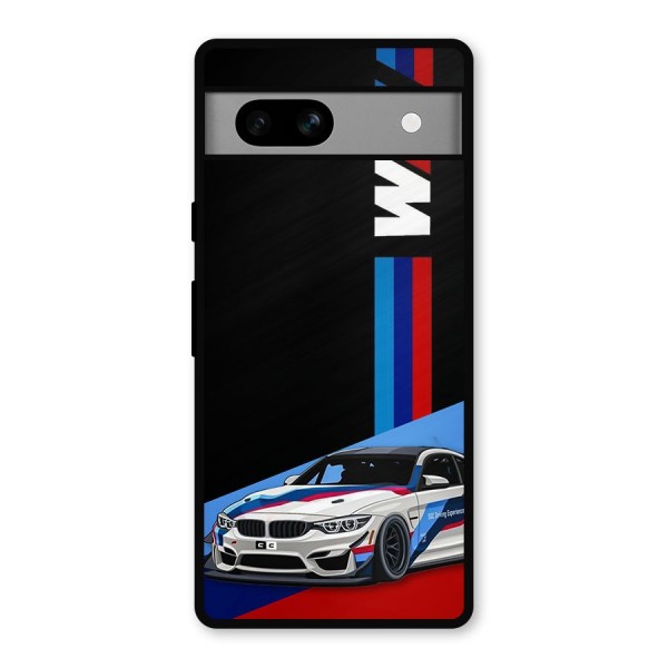 Supercar Stance Metal Back Case for Google Pixel 7a