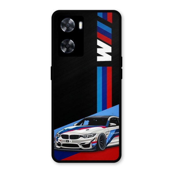 Supercar Stance Metal Back Case for Oppo A77