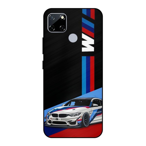 Supercar Stance Metal Back Case for Realme Narzo 30A