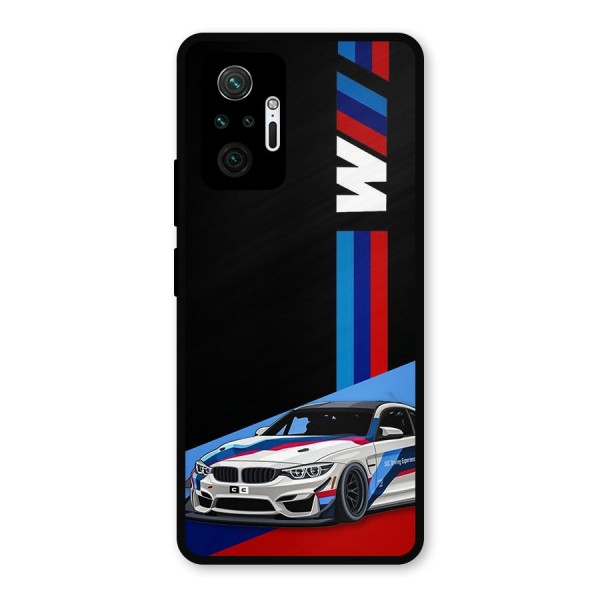 Supercar Stance Metal Back Case for Redmi Note 10 Pro