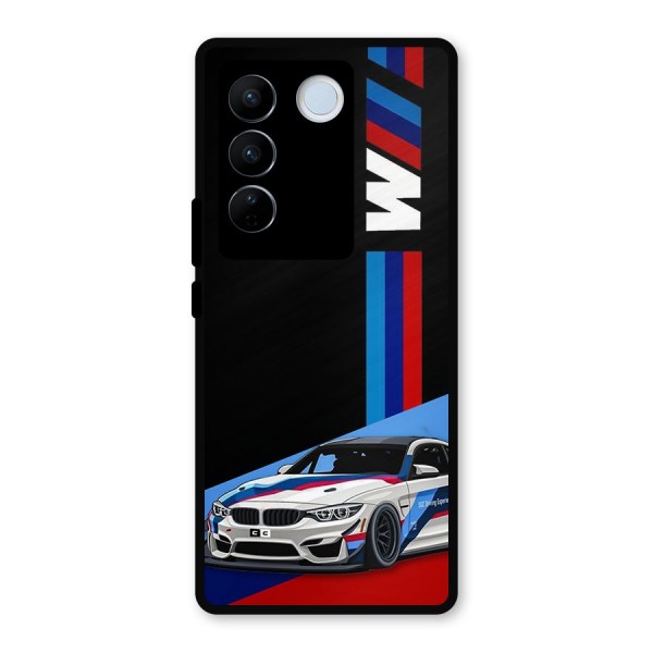 Supercar Stance Metal Back Case for Vivo V27