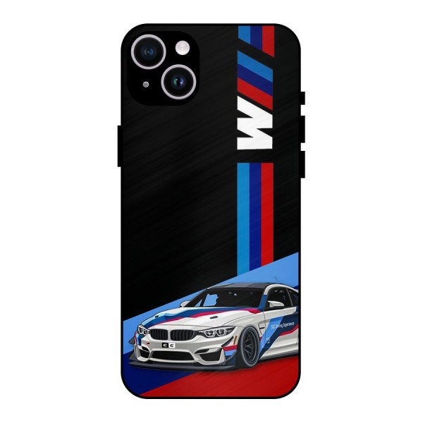 Supercar Stance Metal Back Case for iPhone 14 Plus