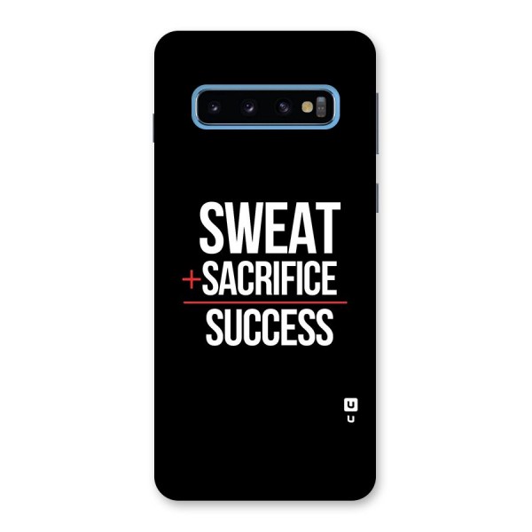 Sweat Sacrifice Success Back Case for Galaxy S10
