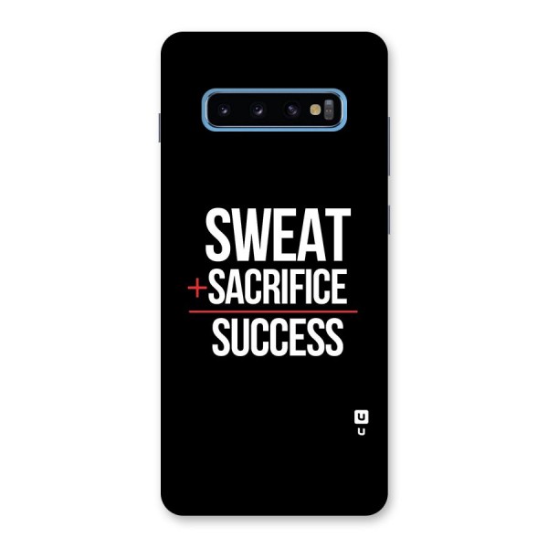 Sweat Sacrifice Success Back Case for Galaxy S10 Plus