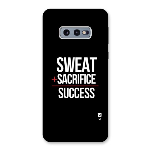 Sweat Sacrifice Success Back Case for Galaxy S10e