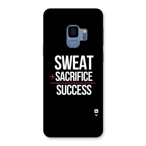 Sweat Sacrifice Success Back Case for Galaxy S9