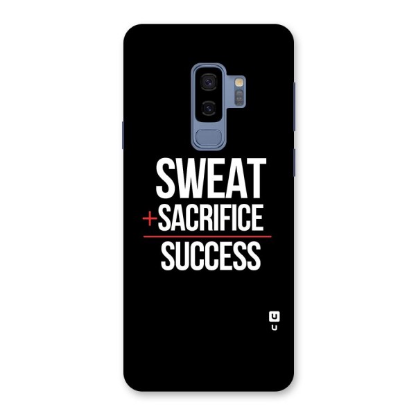 Sweat Sacrifice Success Back Case for Galaxy S9 Plus