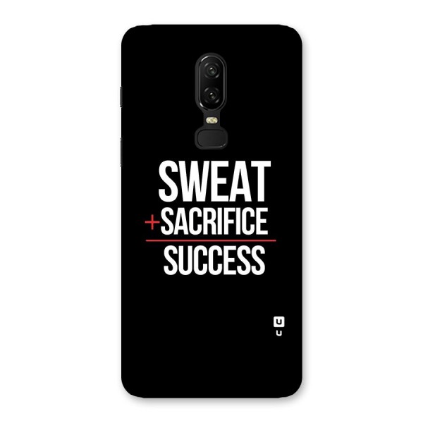 Sweat Sacrifice Success Back Case for OnePlus 6