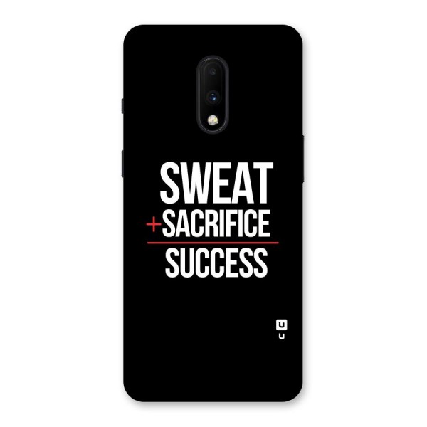 Sweat Sacrifice Success Back Case for OnePlus 7