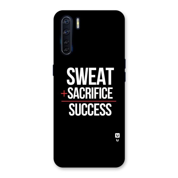 Sweat Sacrifice Success Back Case for Oppo F15