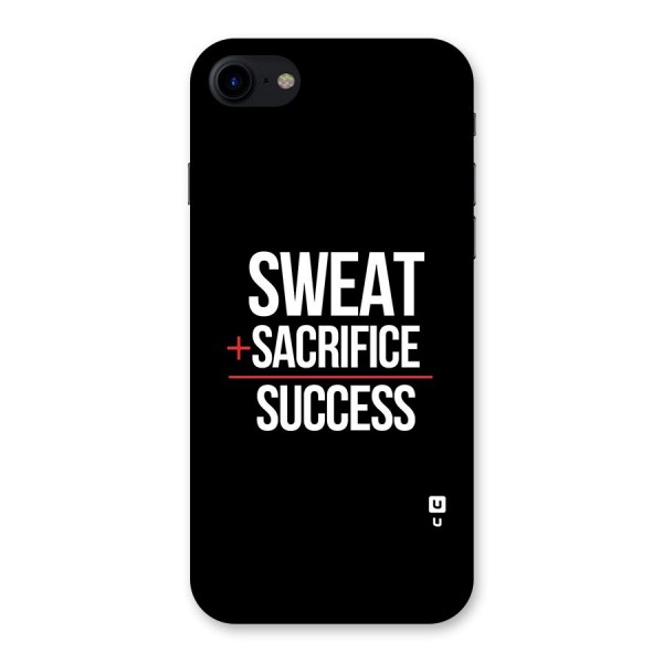 Sweat Sacrifice Success Back Case for iPhone SE 2020