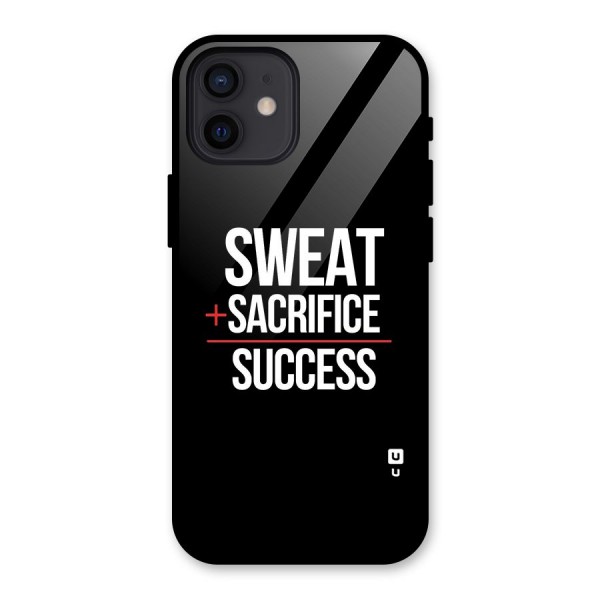 Sweat Sacrifice Success Glass Back Case for iPhone 12