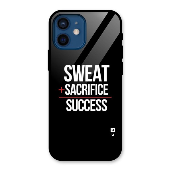 Sweat Sacrifice Success Glass Back Case for iPhone 12 Mini