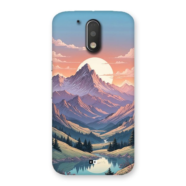 Sweet Evening Back Case for Moto G4 Plus